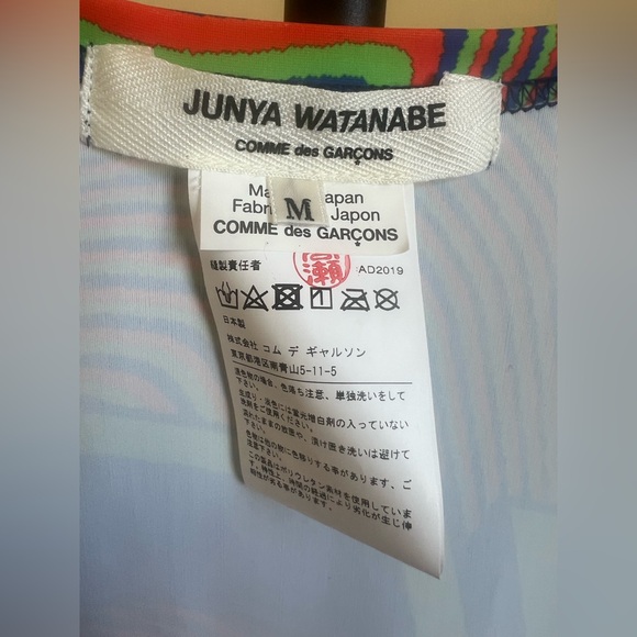 Junya Watanabe Top for Comme des Garcons Long Sleeves Multicolor Size M - Picture 13 of 14